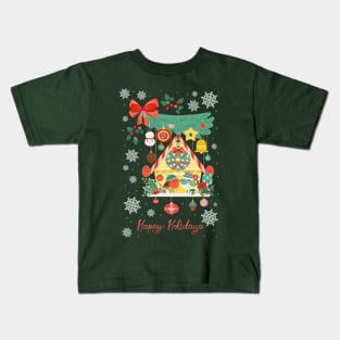 Happy holidays birdy Kids T-Shirt